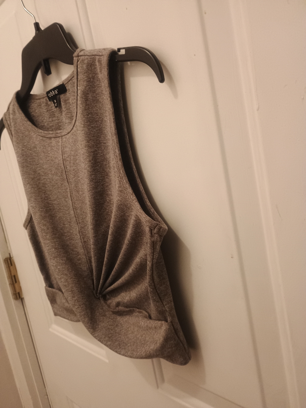 Zobha Workout Tank Top Sleeveless Minimalist Chic Hippie Gray Women medium - Picture 4 of 9